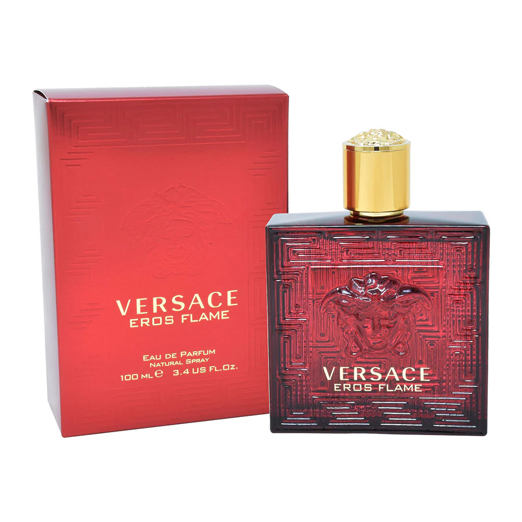 Versace Mens Eros Flame Eau De Parfum 100ml Spray for Him
