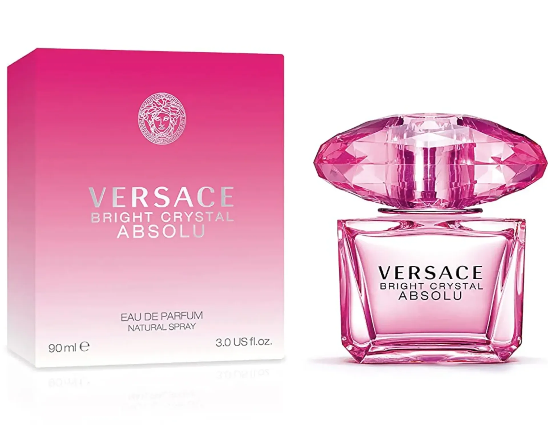 Versace Womens Bright Crystal Absolut Eau De Parfum 90ml Spray for Her