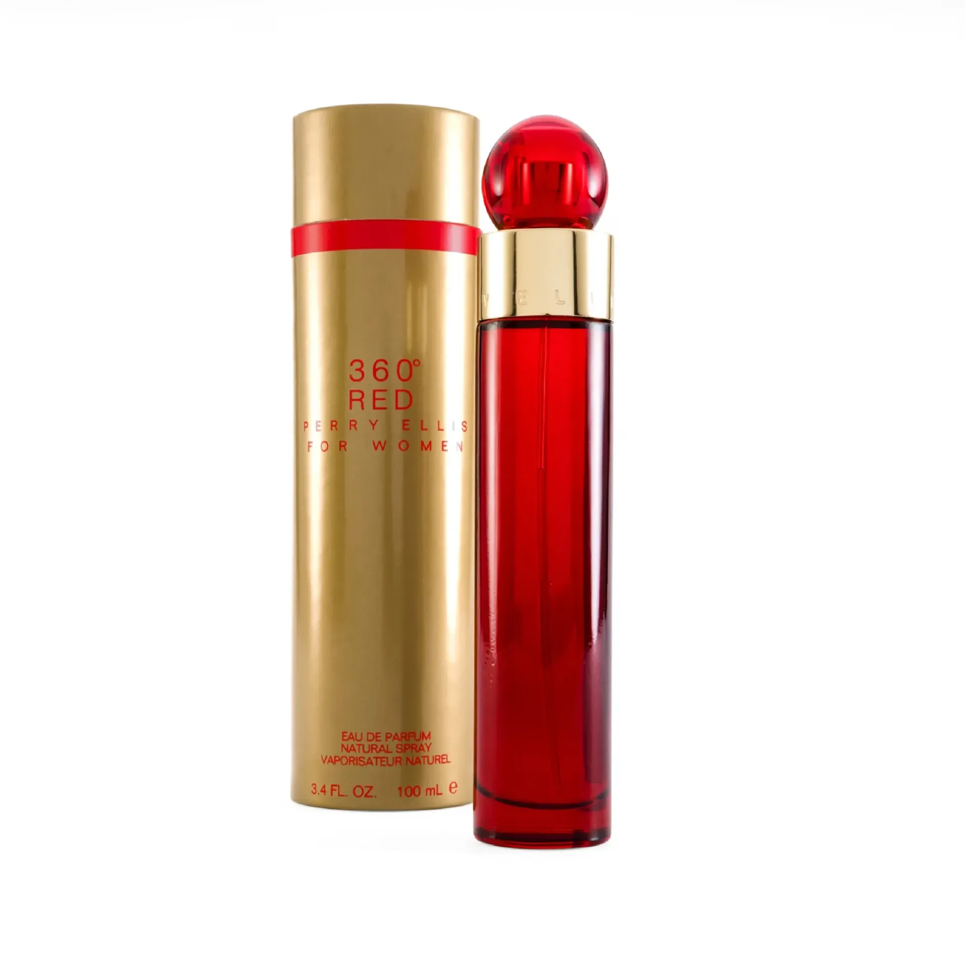 Perry Ellis 360 Red Eau De Parfum 3.4 Oz Dama