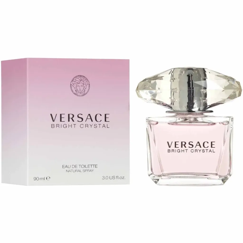 Versace Womens Bright Crystal Eau De Toilette 90ml Spray for Her