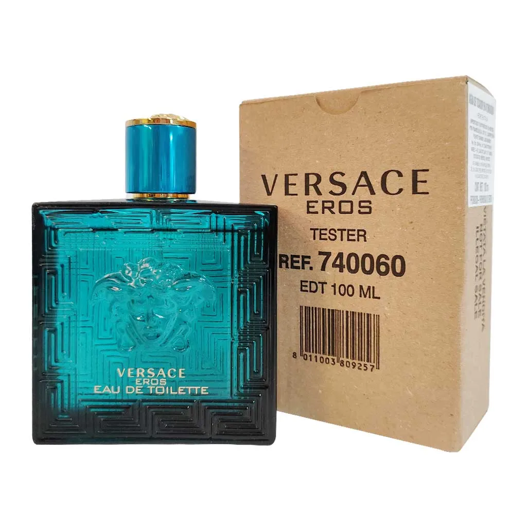 Versace Eros Cologne for Men Eau de Toilette 3.4 Oz TESTER