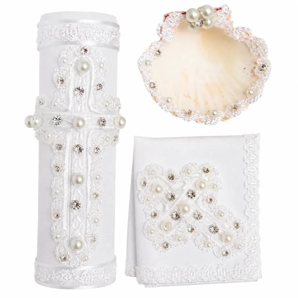 [25107] Baptism Candle CA107