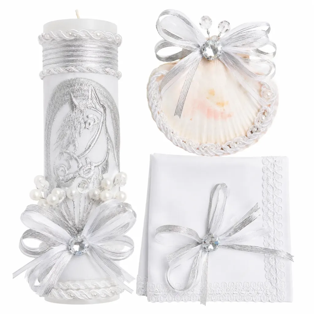 [25205] Baptism Candle CA205