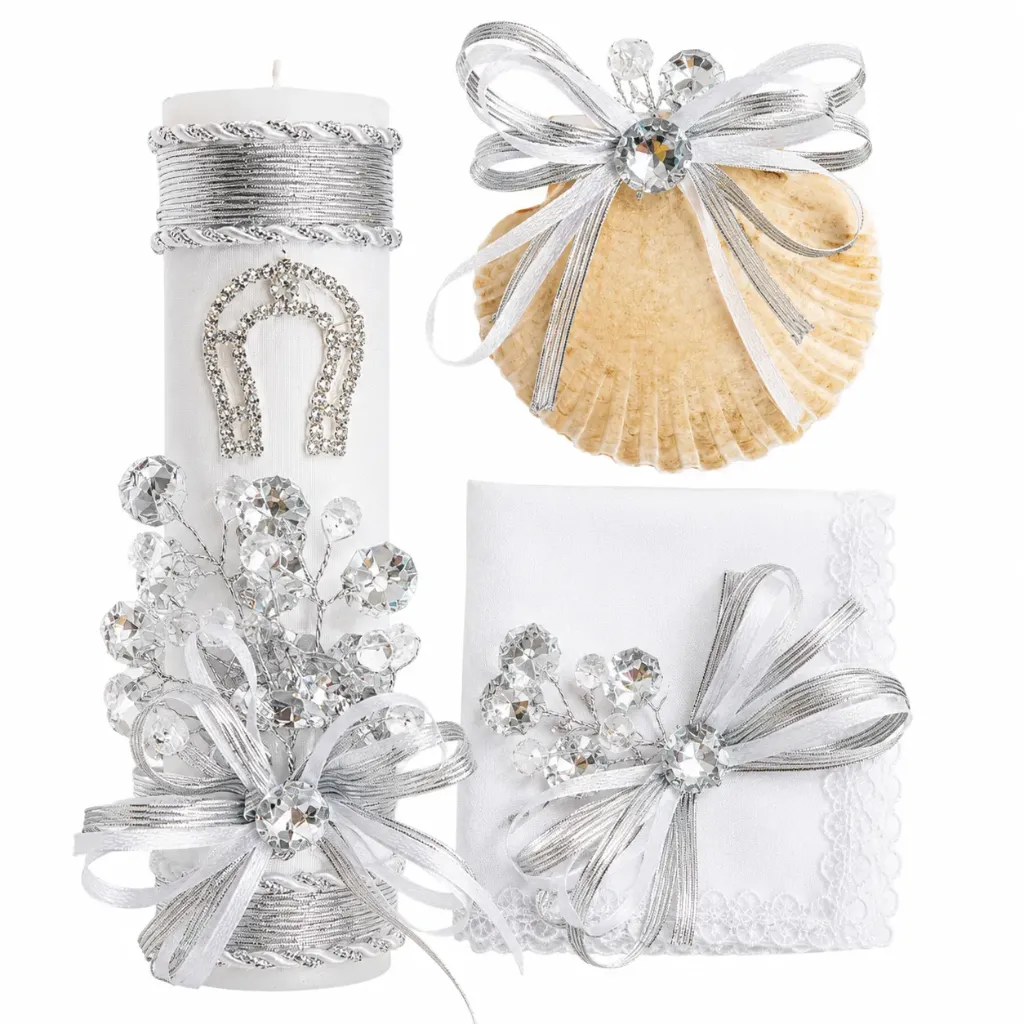 Baptism Candle CA204 (Plata)