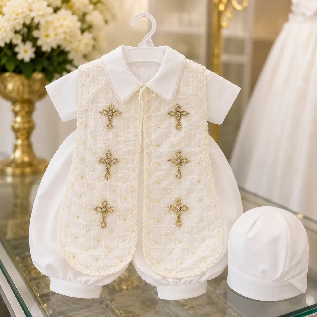 Traje de Bautizo 6 Cruces